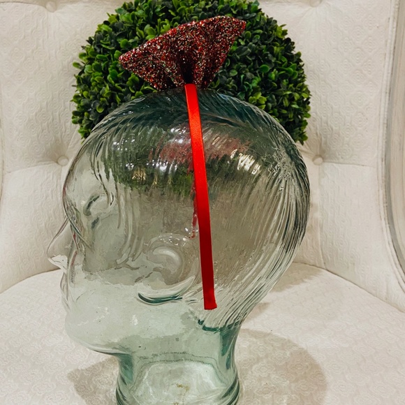 O2-BUNDLE ONLY-Large Glitter Bow Fascinator/Head Band - Picture 5 of 10